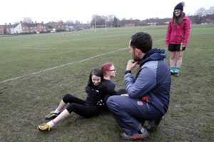 Fullhurst Girls' rugby workshop
