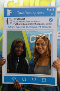 GCSE results day at Fullhurst 2018